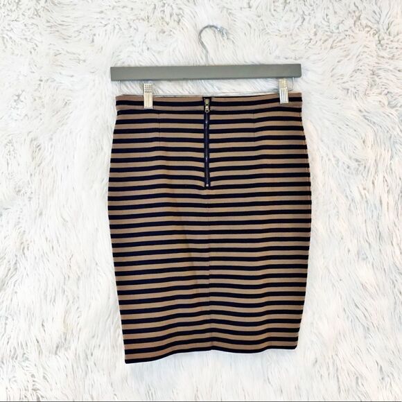 Club Monaco striped ponte pencil skirt - Picture 2 of 5